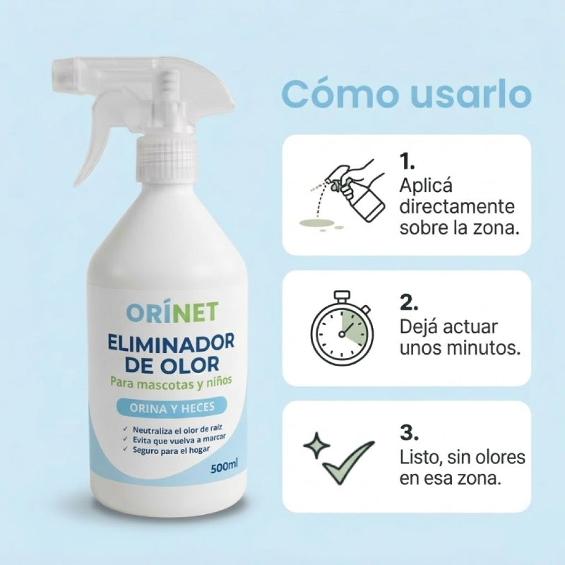 ORÍNET: Neutraliza el olor en segundos